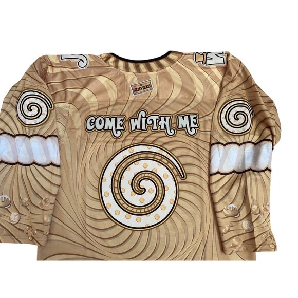 Limited Edition "COME WITH ME" Hockey Jersey Willy Wonka Golden Ticket Exclusive - Picture 5 of 8